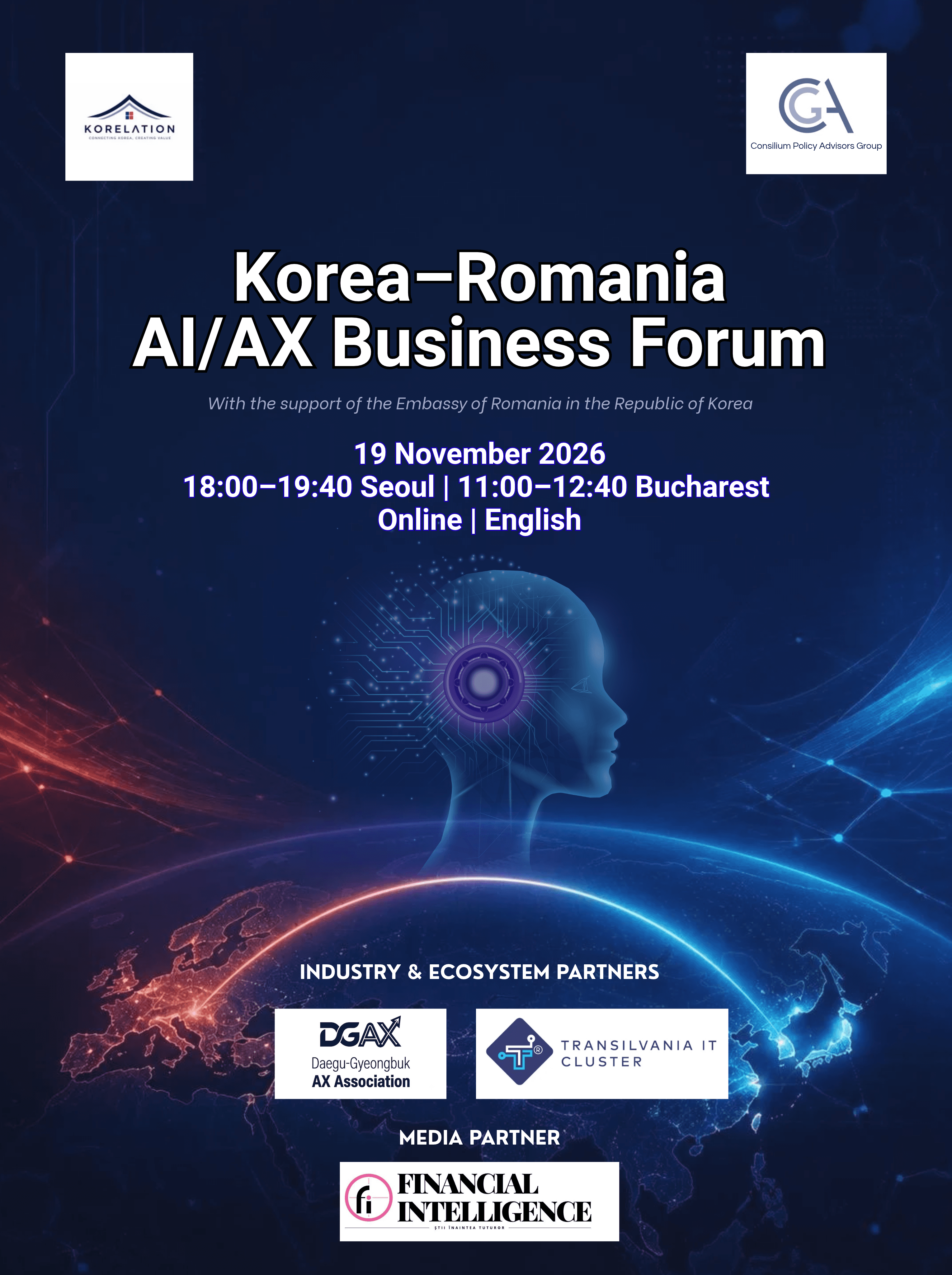 Korea–Romania AI/AX Business Forum